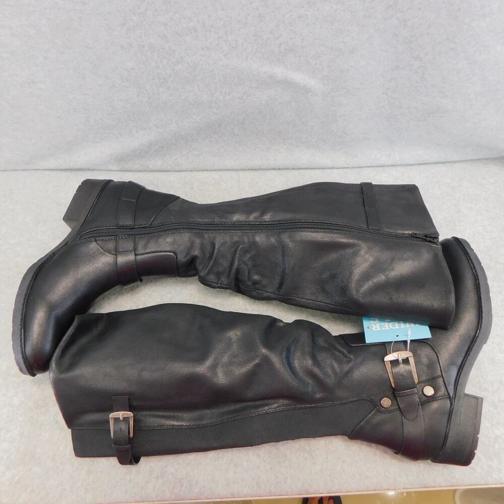 BareTraps Black Yanessa Women Tall Slouch Riding Boots Womens Size 6 Wider Calf - Picture 7 of 13